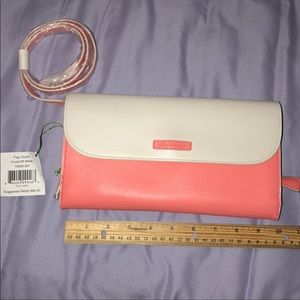 Vera Bradley flap clutch NWT CORAL